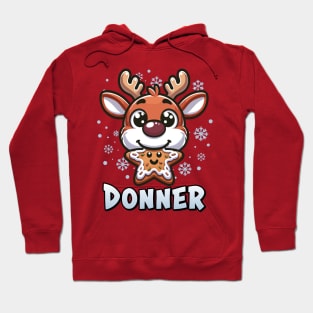 Santa’s Reindeer Donner Xmas Group Costume Hoodie